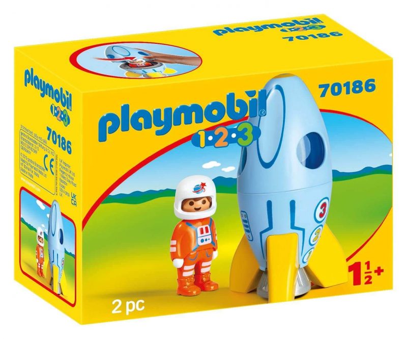 Playmobil 123 Astronaut with Rocket