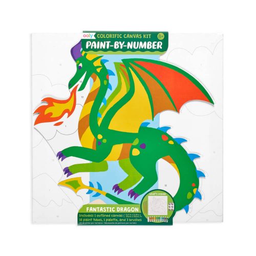 Oooly Paint By Number Kit Dragon