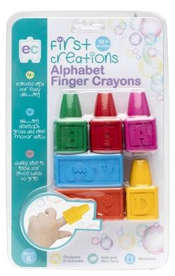 Easi Grip Alphabet Finger Crayons