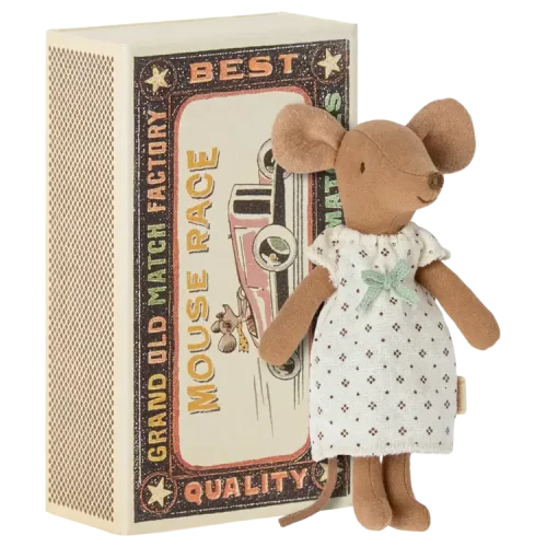 Maileg Mouse Big Sister in Matchbox