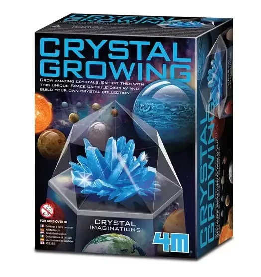 Crystal Growing Blue