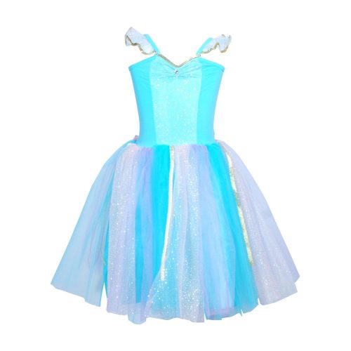 Magical Moment Fairy Dress Aqua Size 5-6