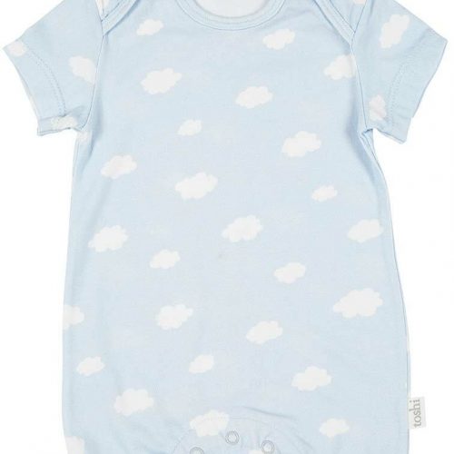 Toshi SS Onesie Clouds