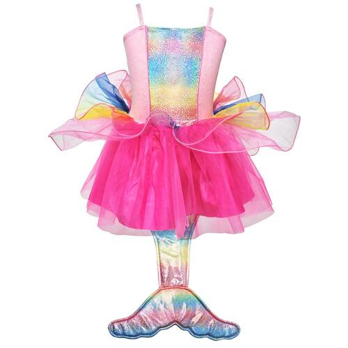 Mermaid Princess Pink Size 3-4