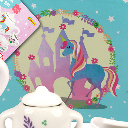 Tea Set: Unicorn (Porcelain)