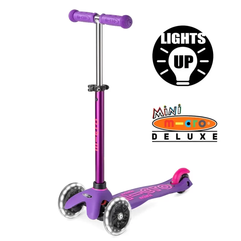 Micro Mini Deluxe LED Scooter - Assorted Colours