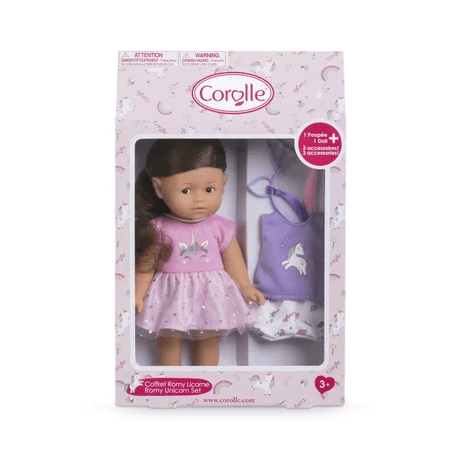 Corolle Mini Corolline Romy Unicorn Set