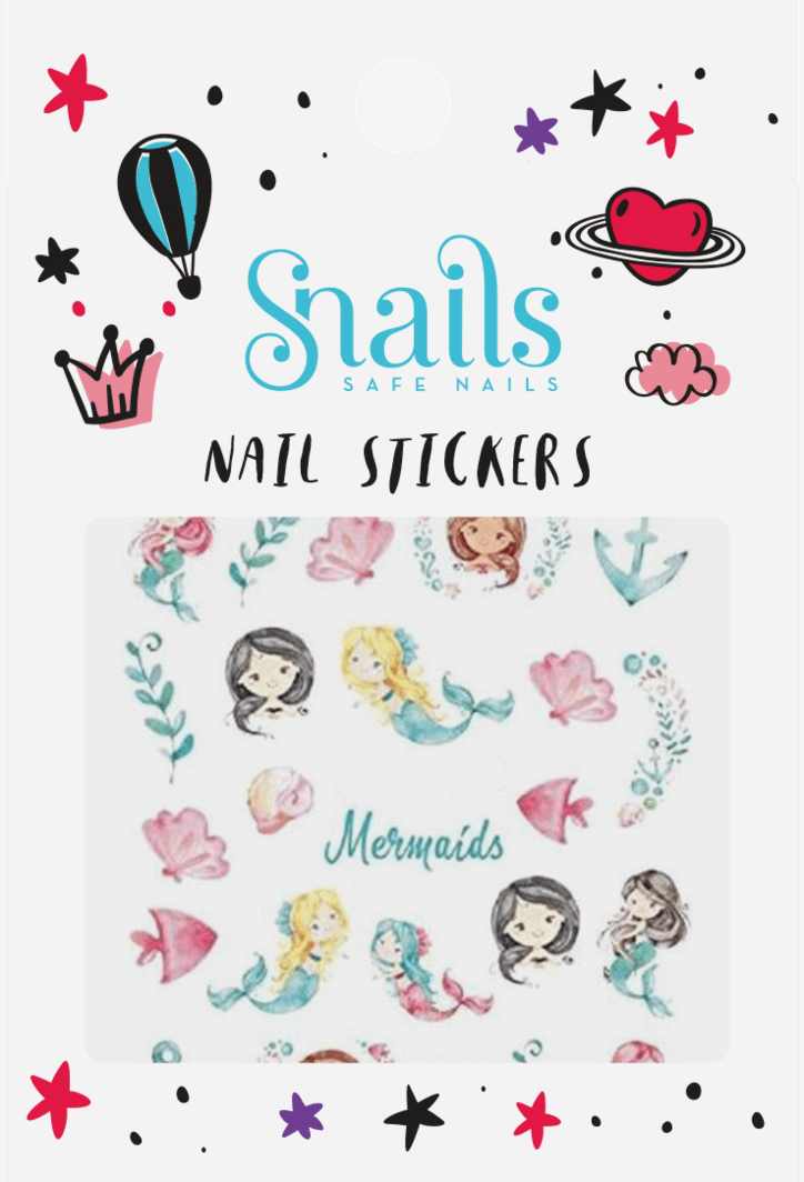 Snails Nail Stickers Mermaids