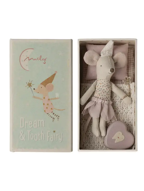 Maileg Tooth Fairy Mouse Little Sister in Box