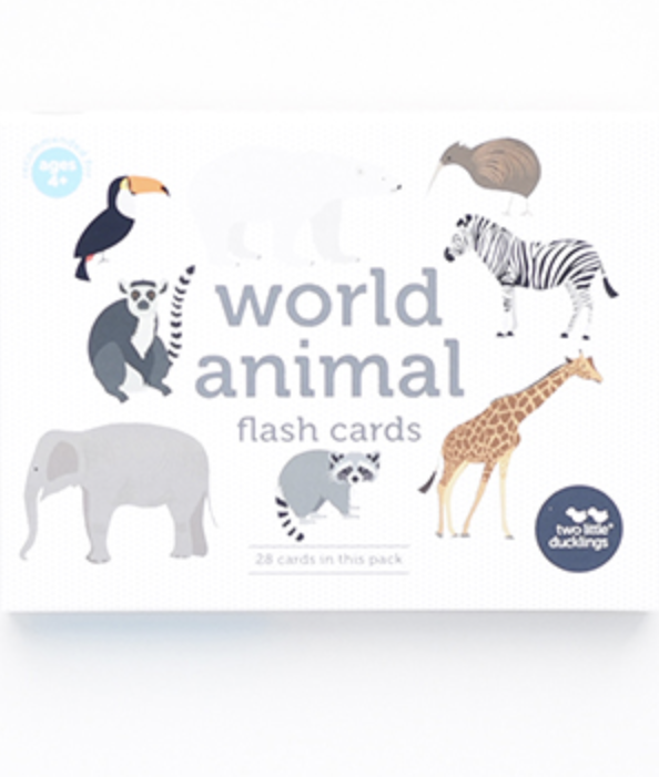 TLD World Animal Flash Cards