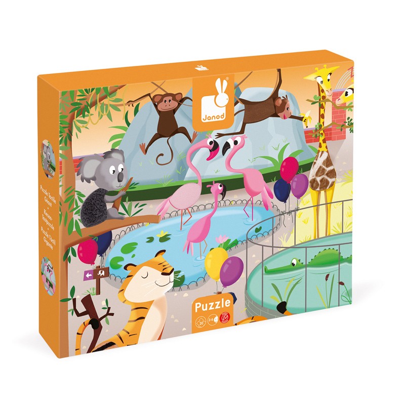 Janod Tactile Puzzle Zoo